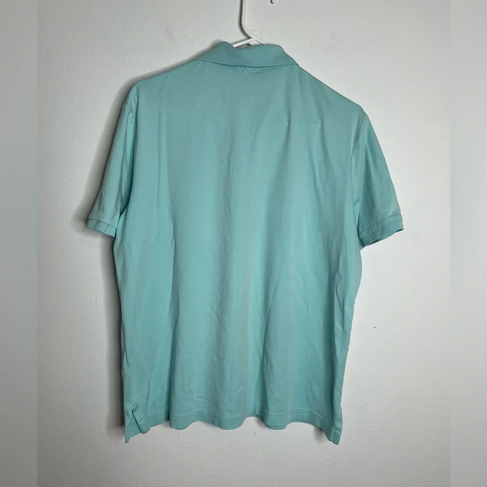 Polo Ralph Lauren Polo Shirt Mens Sz L 100% Cotton Short Sleeve Color Mint
